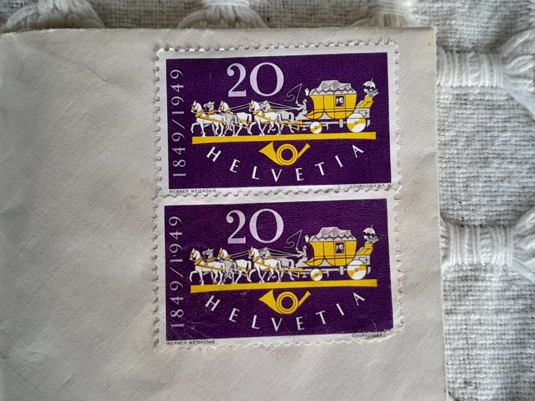 Alle Briefmarken: IMABA 1948 Basel + .... – Gebraucht aus Thun von Treff.....e 4
