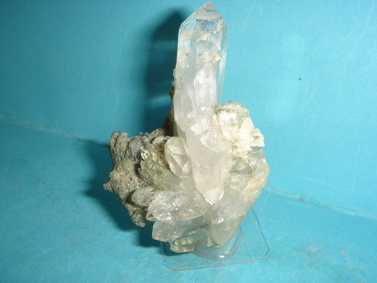 Minerali & Pietre curative: Bergkristall-Grüppli mit etwas Chlorit  Lötschental – Nuovo (secondo la descrizione) da Büren an der Aare venduto da Strahler0 1