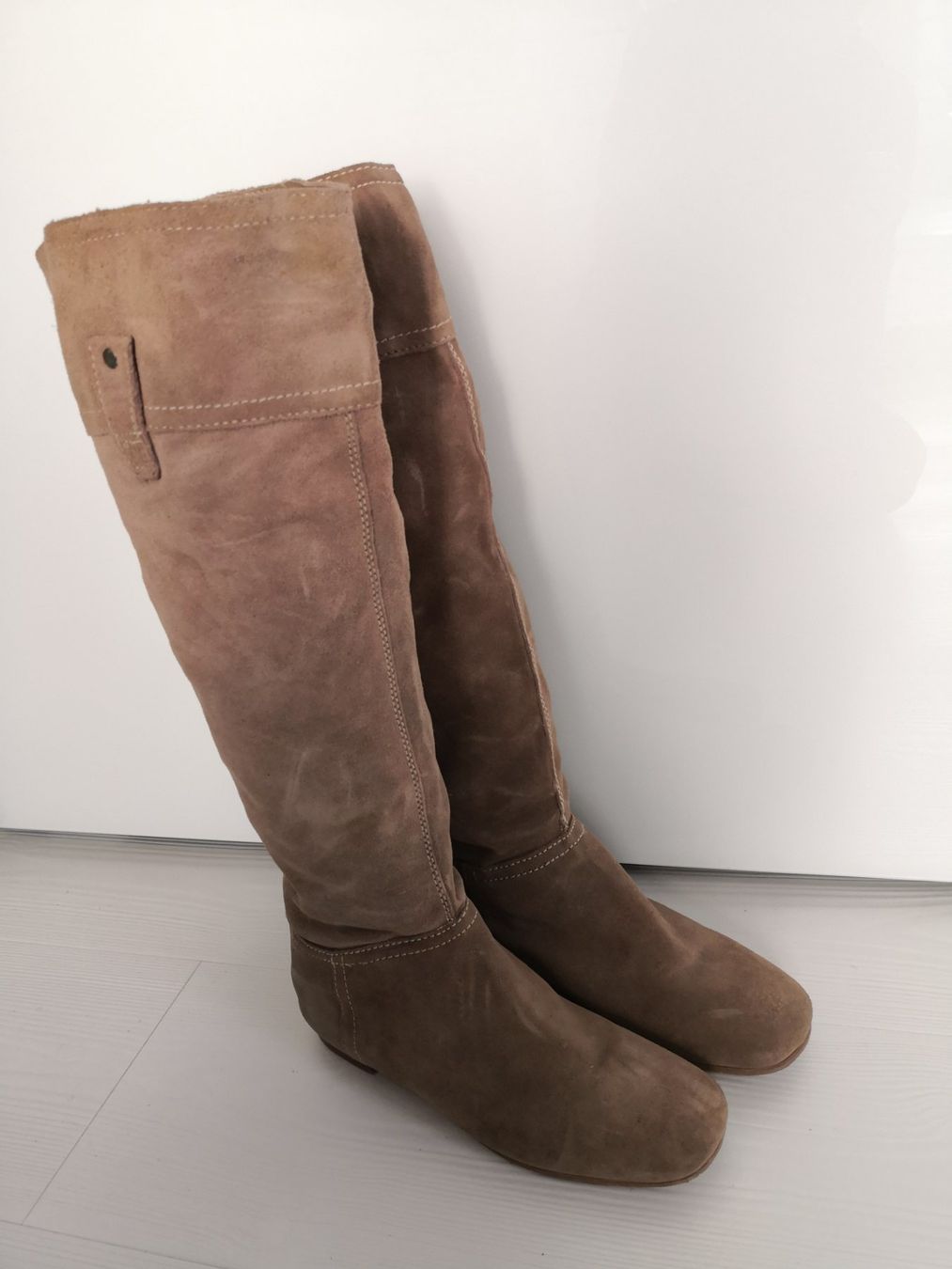 Mango Scarpe da donna: 🤩MANGO WILDLEDER-STIEFEL, BEIGE – Usato da Olten venduto da Naja-Twins-Twins 5