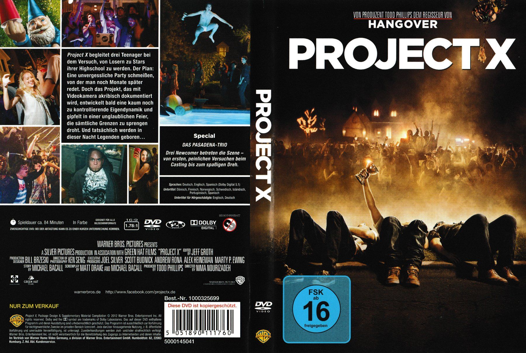 Tutti i DVDs: DVD - Project X – Usato da Langnau am Albis venduto da MediaRescuerKeLoX
