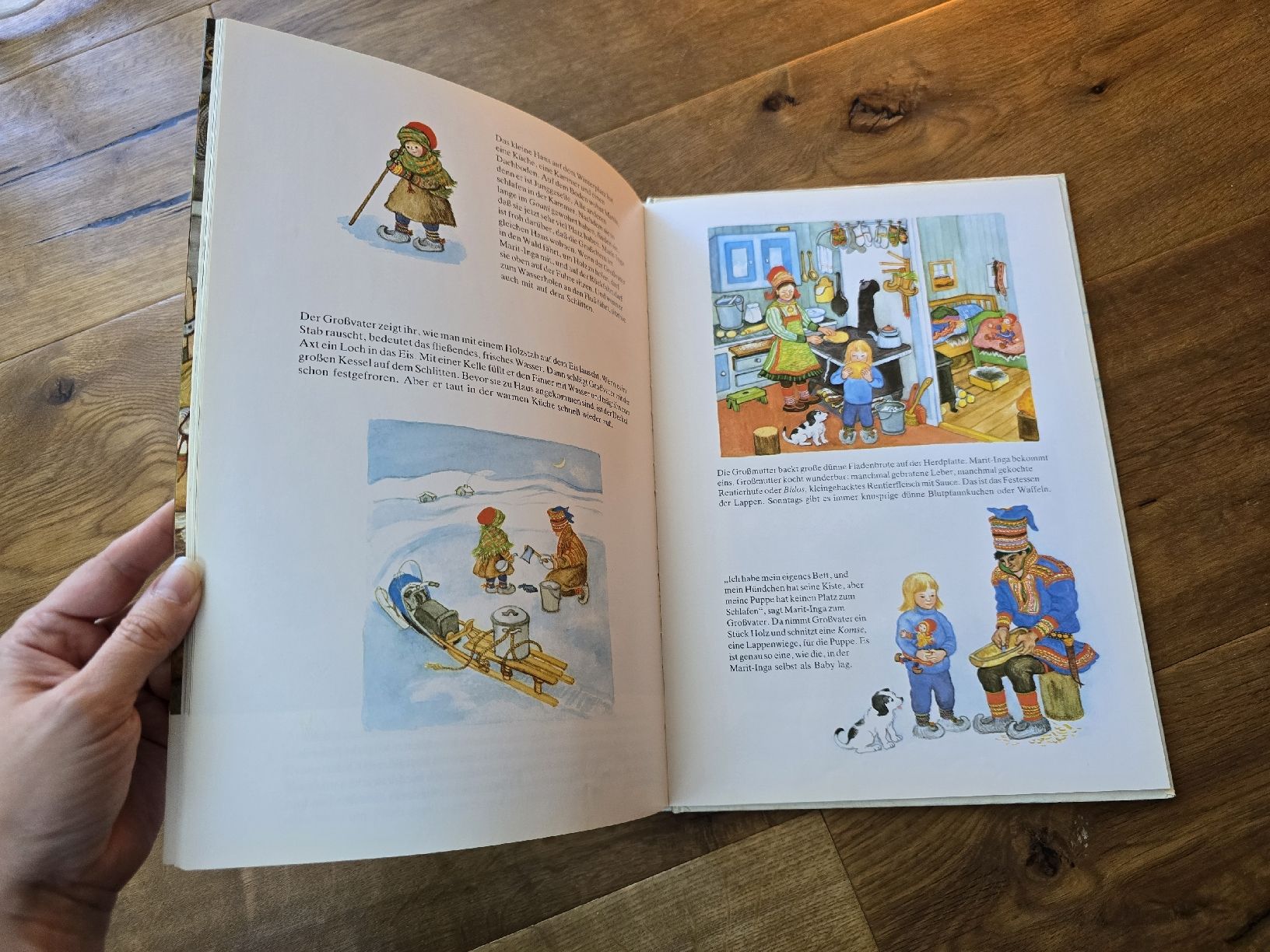 Libri: Winterliches Kinderbuch: Bei uns in Lappland, – Usato da Wittenbach venduto da Tigerlili 6