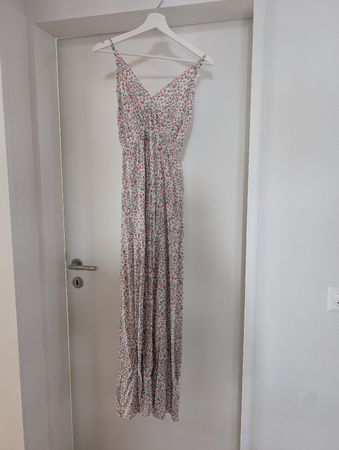 Sommerliches Maxikleid Zebra, Grösse M, Blumenmuster
