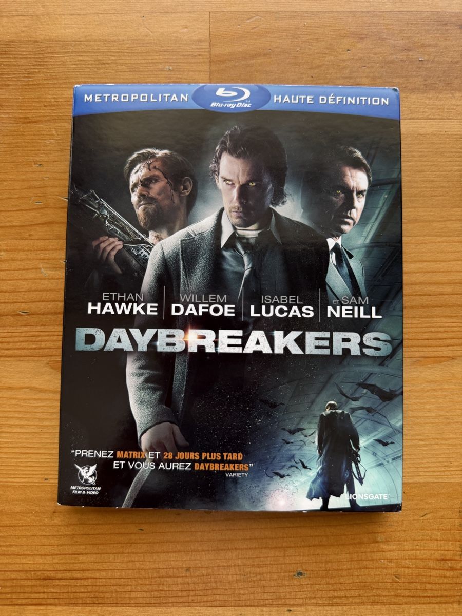 Tutti i DVDs: Blu Ray film Daybreakers des frères Spierig – Usato da Chêne-Bougeries venduto da PPP1224