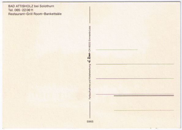 Cartes postales: Solothurn - Bad Attisholz – D'occasion à Binningen par Mountainrider 1