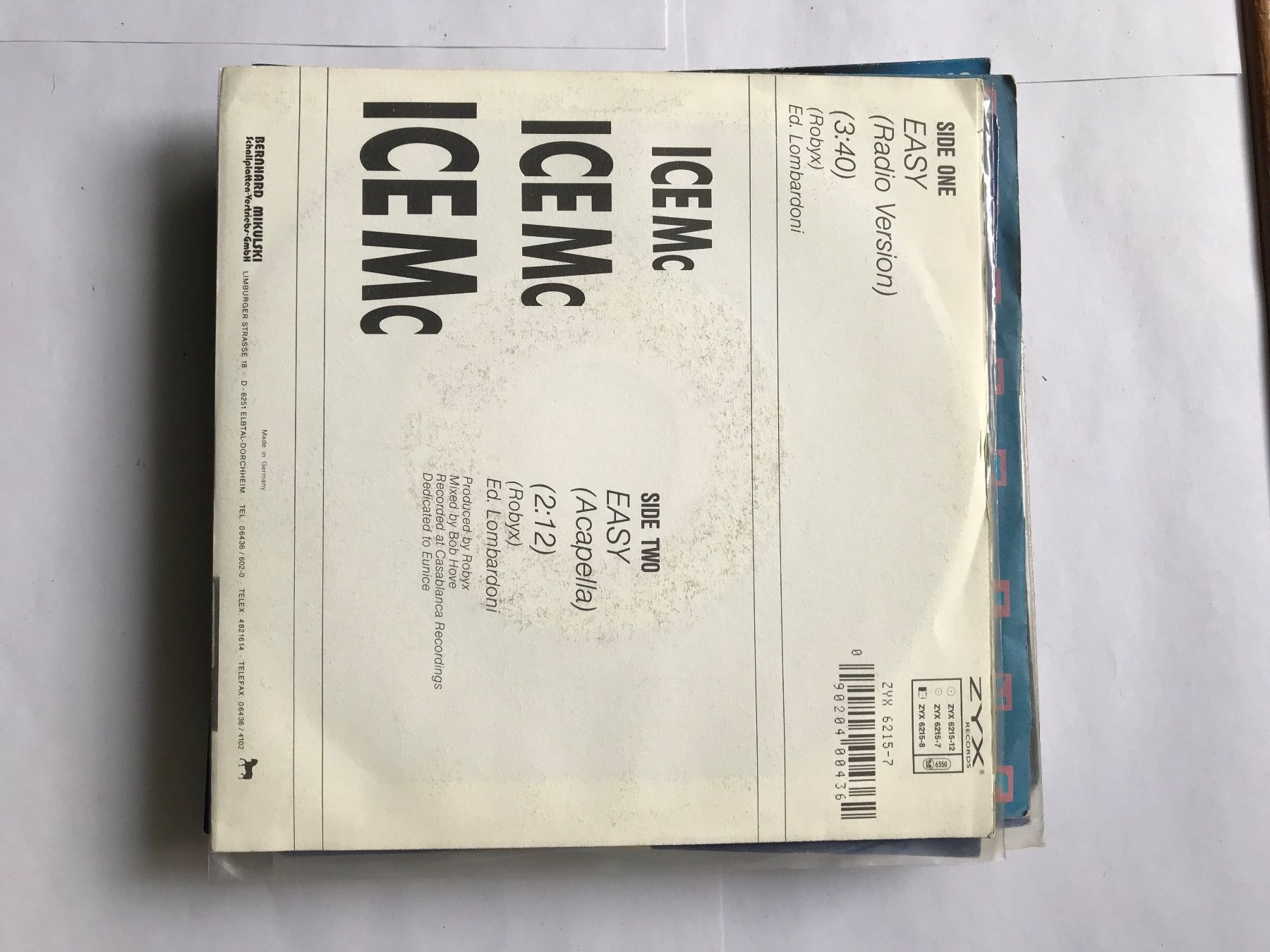 Dischi in vinile: single, ICE MC, „easy“ – Usato da liestal venduto da makai05 1