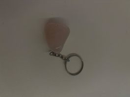 Rosenquarz-Schlüsselanhänger, Glücksbringer für den Alltag!