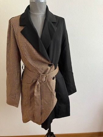 Robe  asymétrique à carreaux - Mode automne! T 38