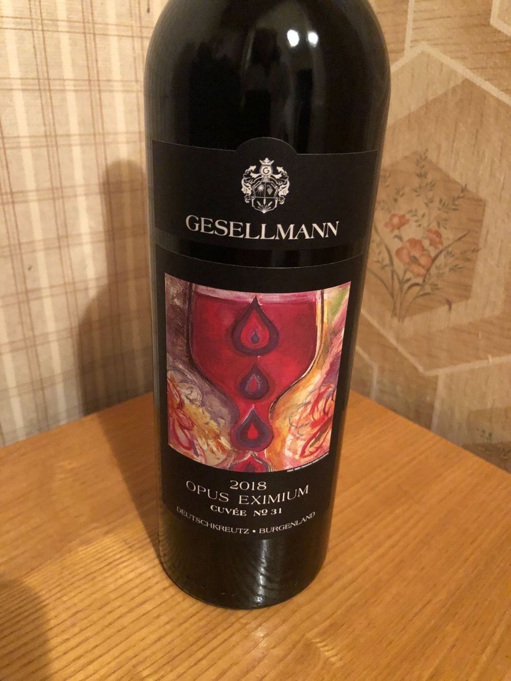 Wein: Opus Eximum No.31Weingut Gesellmann,2018 – Neu und originalverpackt aus Wald ZH von mlnt 8