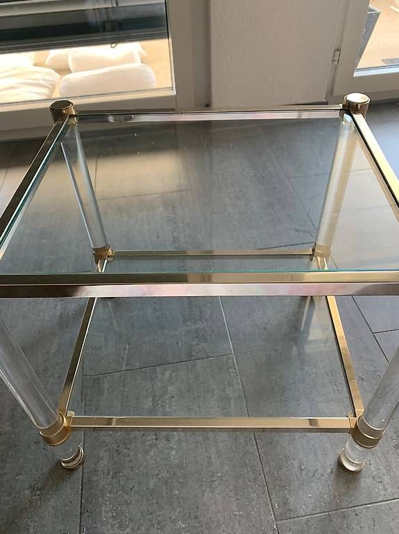 Tische: Beistelltisch aus Glas  – Gebraucht aus Langenthal von bar_2znq