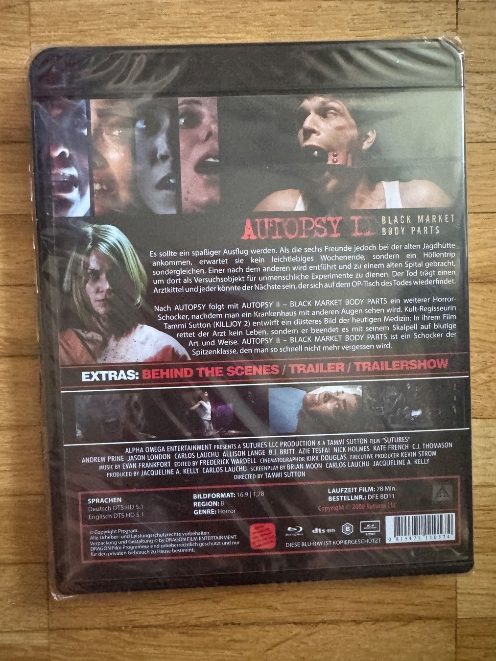 Tutti i DVDs: AUTOPSY II.  (BLU-RAY) – Usato da Basel venduto da san_2qlq 1