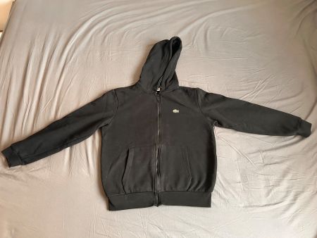 Lacoste Zipper-Hoodie Gr. M schwarz