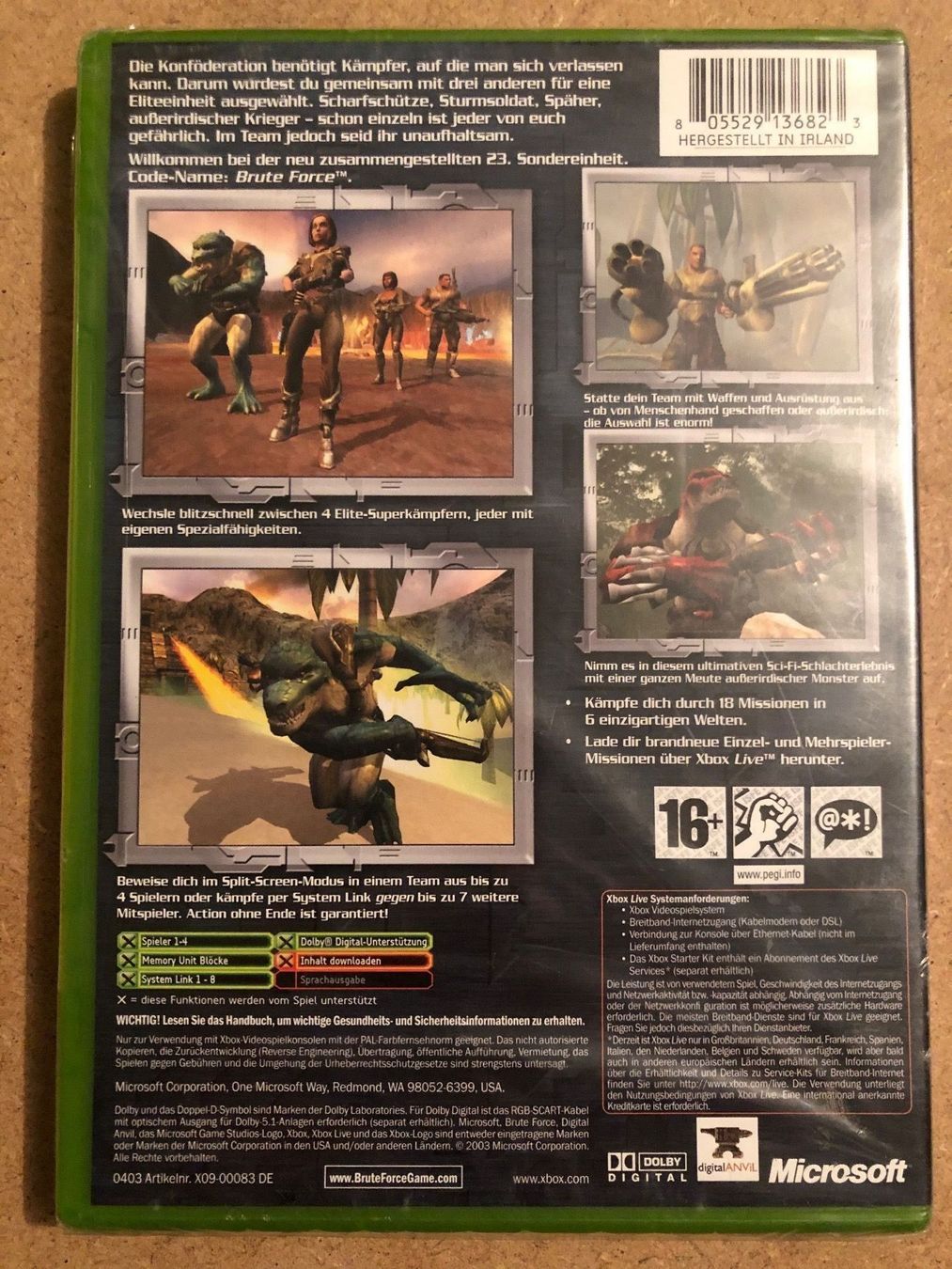 Giochi: Brute Force für Xbox Neu – Nuovo e nell'imballaggio originale da Kestenholz venduto da Mad18 1