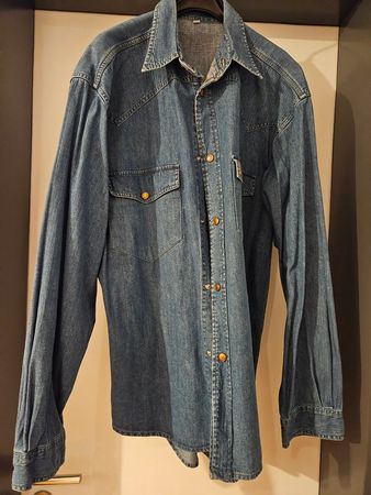 Neuw. Jeansbluse - blau - Gr.M