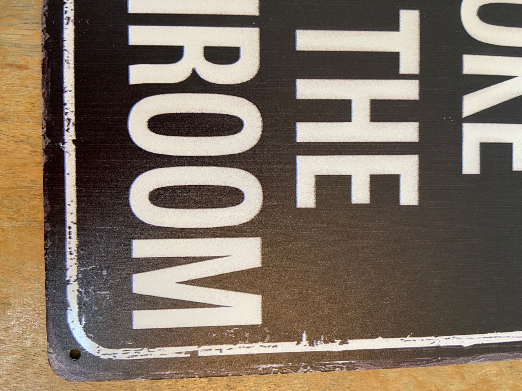 Schilder: Schild neu used-look industrial kein Kokain im Badezimmer – Neu (gemäss Beschreibung) aus Luzern von waterfront1 3