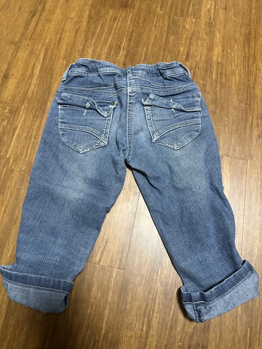 Pantaloni: Caprihose  dreiviertel Jeans Grösse 128 – Usato da Busswil venduto da billib 2