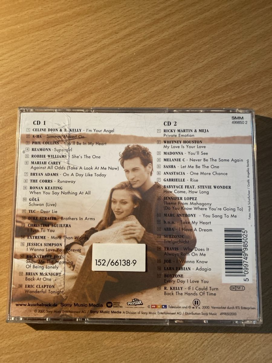 CD: Kuschelrock 14 CD Doppelalbum, – Usato da Dulliken venduto da Zuchu 1