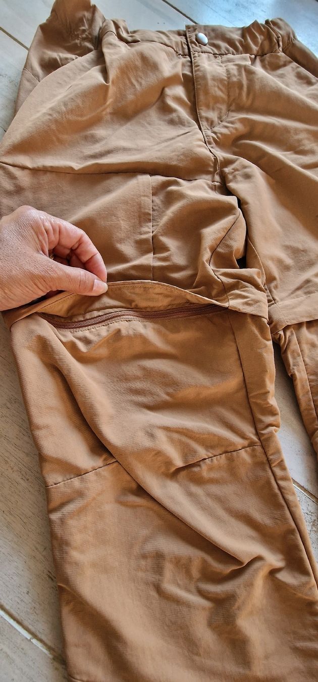 Decathlon Pantaloni: Wanderhose, beige Grösse 151-160 cm  – Usato da Suhr venduto da Sbume 3