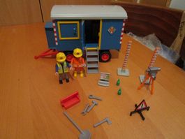 Playmobil -  Bauwagen mit Vermessungs-Team