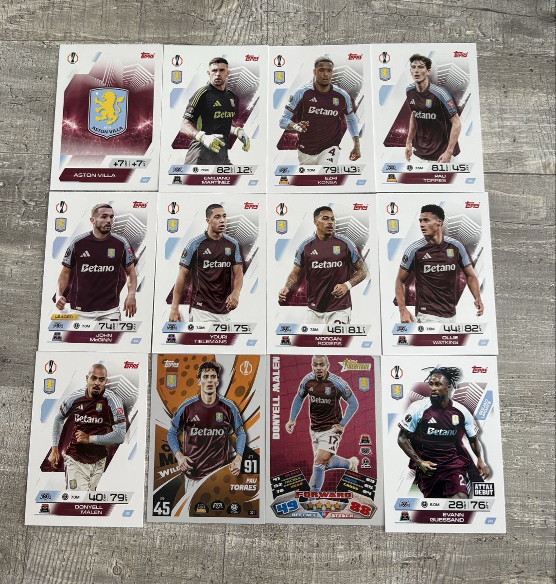 Topps Carte collezionabili: Topps Match Attax 25/26 Full Aston Villa – Nuovo (secondo la descrizione) da Effretikon venduto da iph_xb5l