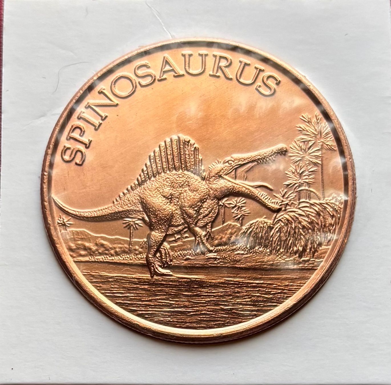 Medaglie: USA Unze Kupfer Spinosaurus – Nuovo (secondo la descrizione) da Speicher venduto da CH-Schatzkammer 2