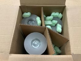 905 Posten Raureifkerzen mit Teelichteinsatz aus Liquidation
