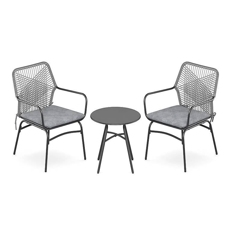 Tischset: Gartenmöbel Set in grau – Gebraucht aus Zug von Cheap-Shop