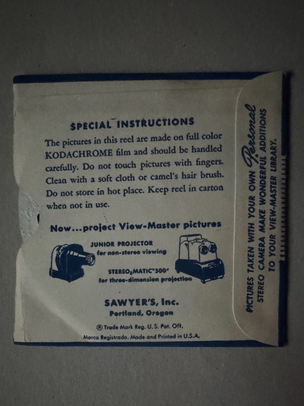 View-master Giocattoli: View-Master 3D: Nr. 1220 EDINBURGH SCOTLAND – Usato da Tegerfelden venduto da siebenmacky 1