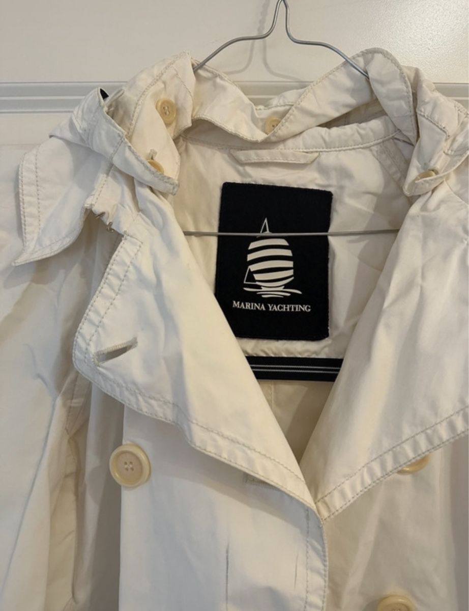 Mäntel: White trench coat Marina Yachting M – Gebraucht aus Uster von Monika_OB 3