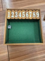 Shut the Box Spiel, Holz,  für gemütliche Abende! K28