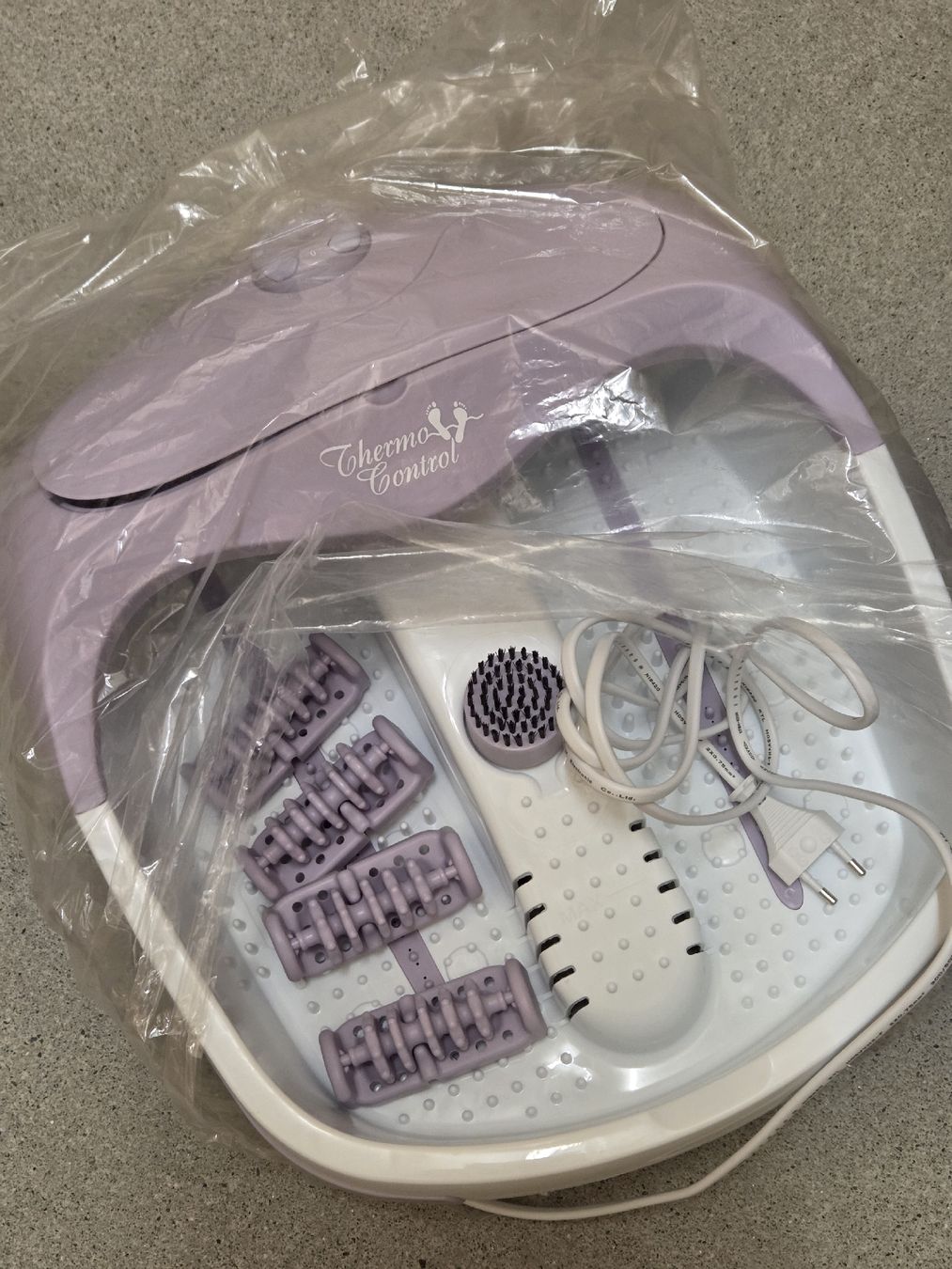 Massagegeräte: Fuss-Sprudelbad PRIMOTECQ Thermo Control Neu – Neu und originalverpackt aus Emmen von GrabandGo