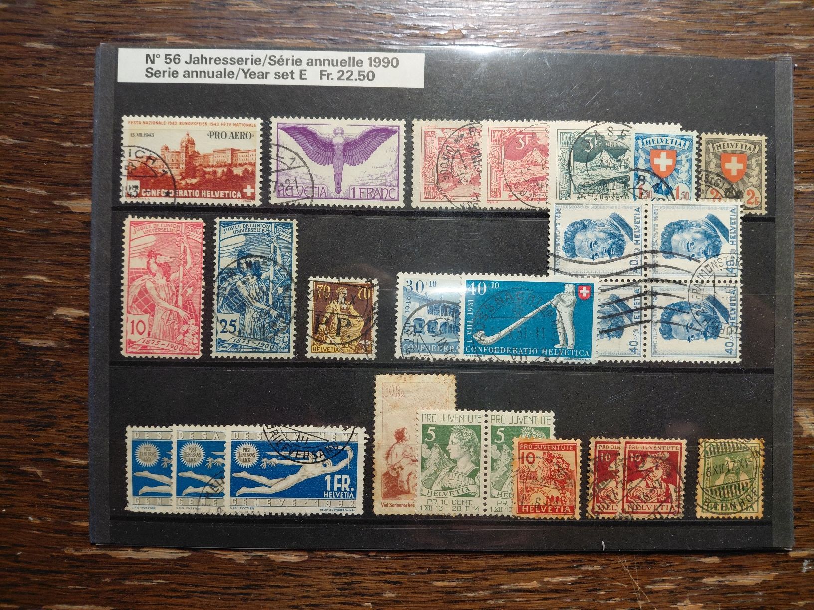 Alle Briefmarken: Schweizer Briefmarkensammlung  – Gebraucht aus Riniken von ChriguG75