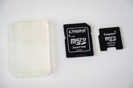 Top! Kingston Micro SD Adapter Set mit Schutzhülle