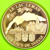 LE LAC LEMAN  /  MEDAILLE  /  SEHR GUT ERHALTEN !