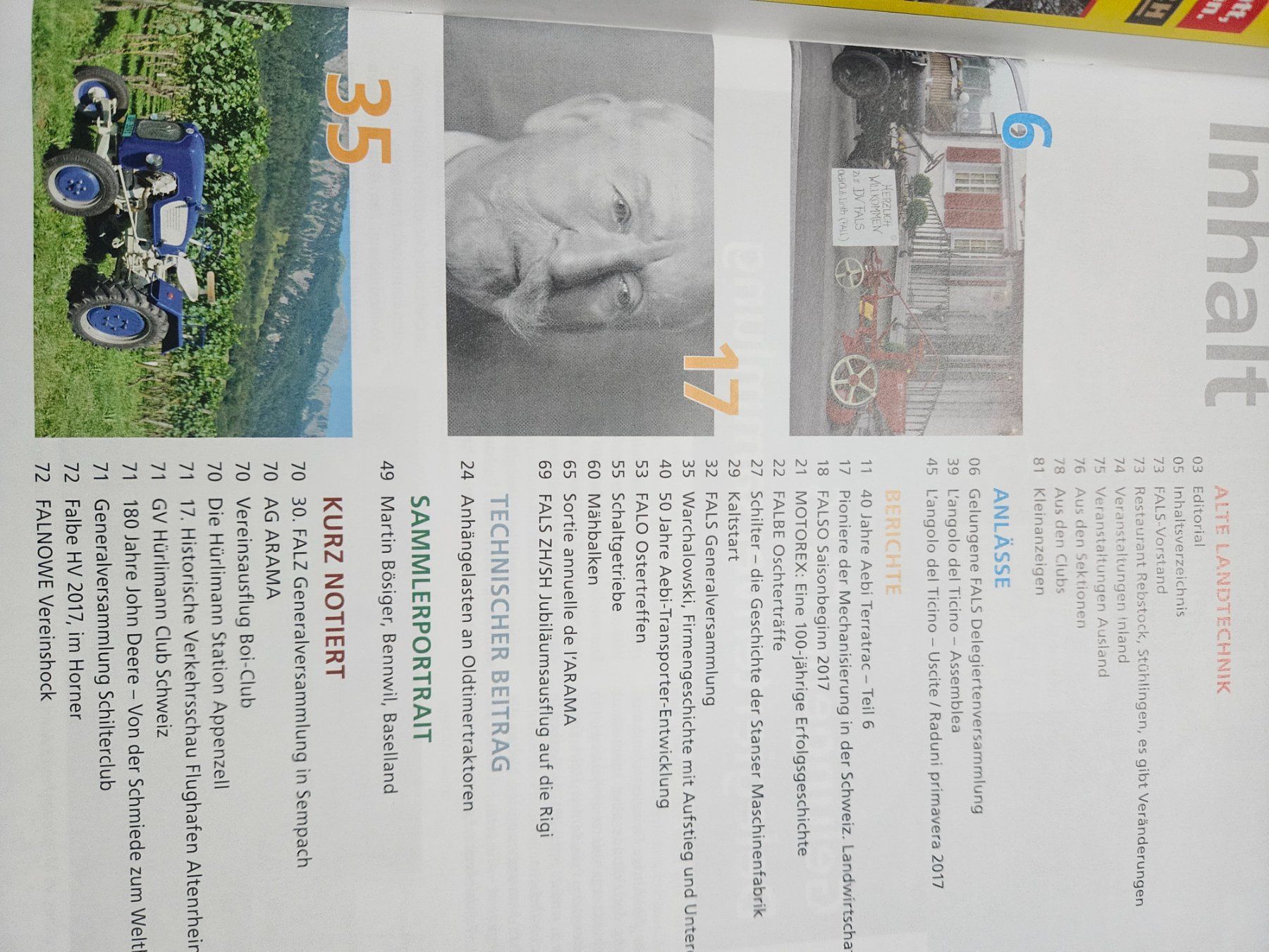 Aebi Traktoren: Alte Landtechnik 2/17 Aebi Schilter Warcchalowski xb – Gebraucht aus Flawil von sr1_f6st 1