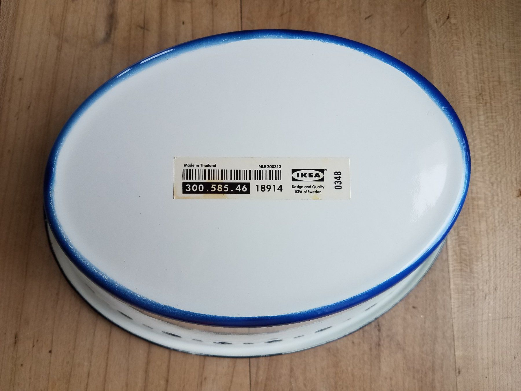 Ikea Schalen: IKEA "Arv Idyll" Emaille Brotkorb 80er Behälter unbenutzt – Neu (gemäss Beschreibung) aus Rorschacherberg von Marubium 3