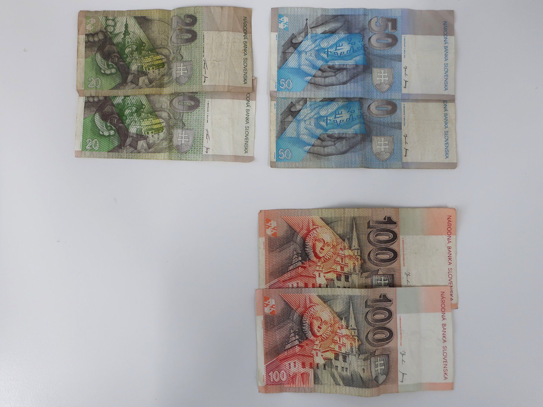 Banknoten: Slowakische-Kronen-Geldscheine – Gebraucht aus Volketswil von brockipfannenstil 1