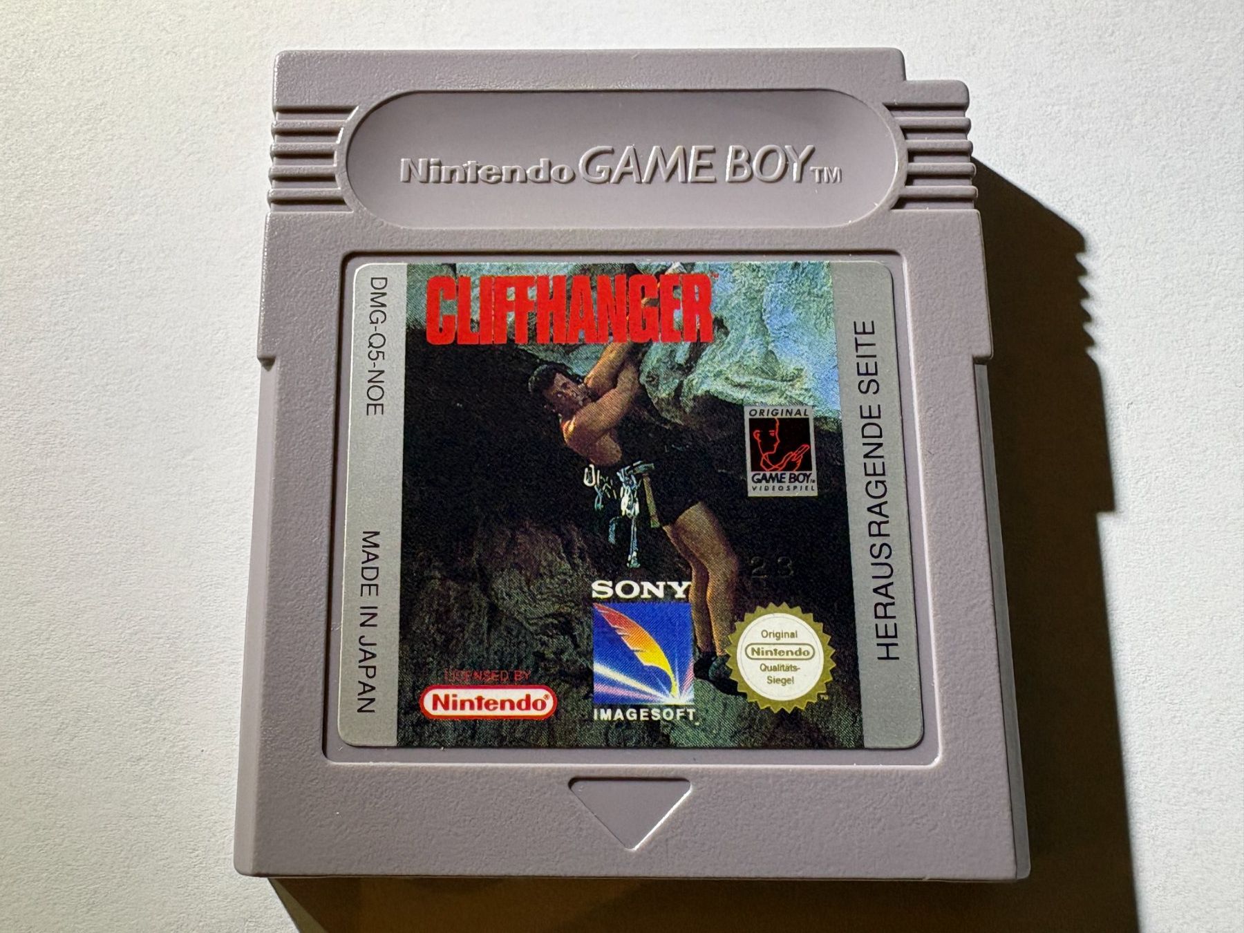 Nintendo Spiele: Cliffhanger - Nintendo Game Boy - NOE Modul - SELTEN – Gebraucht aus Zürich von VintagePalace