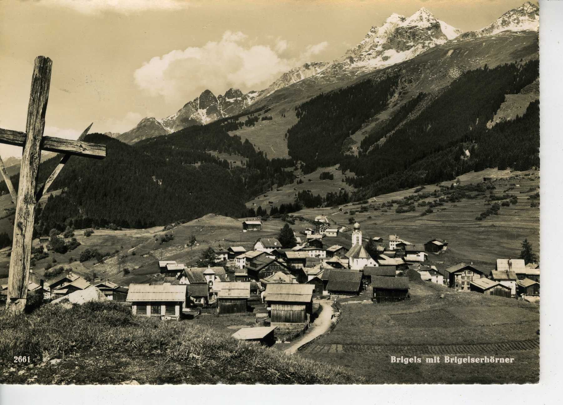 Cartoline postali: Brigels / Breil mit Brigelserhörner – Usato da Schleitheim venduto da Pmschlaate