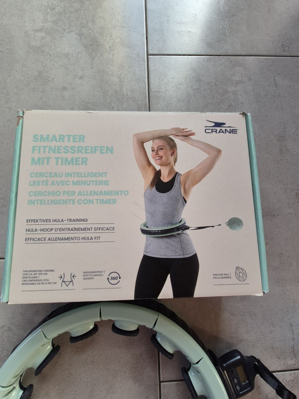 Hometrainer: Crane Fitness Hula Hoop mit Timer – Usato da Höfen b. Thun venduto da enr_7xsd 1