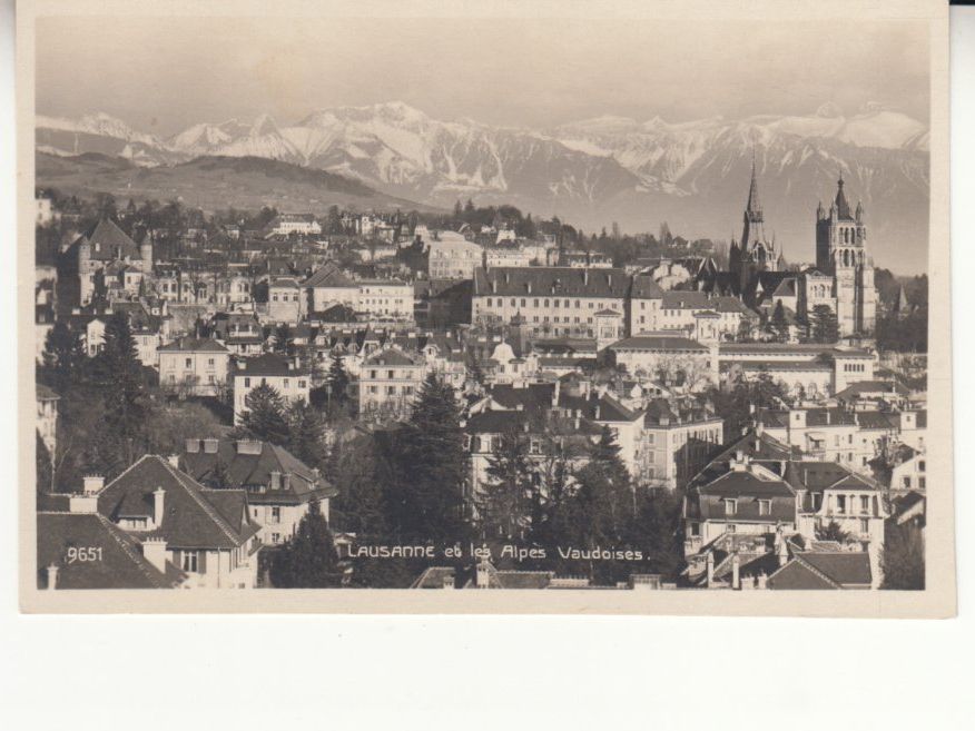 Ansichtskarten: Lausanne ca. 1925 – Gebraucht aus Bürglen TG von StampGraf