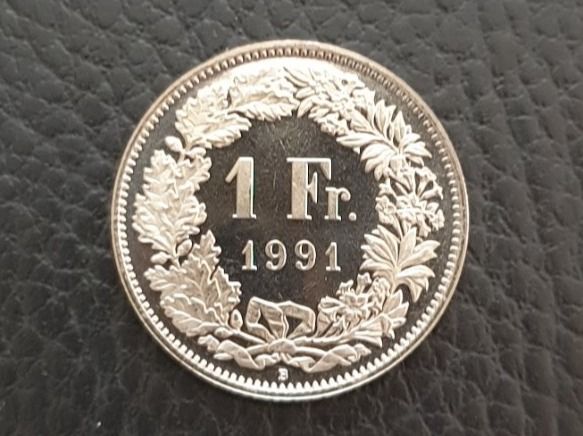 Alle Münzen: 1 Franken 1991 Stempelglanz! – Neu (gemäss Beschreibung) aus Biel/Bienne von underdogs 1