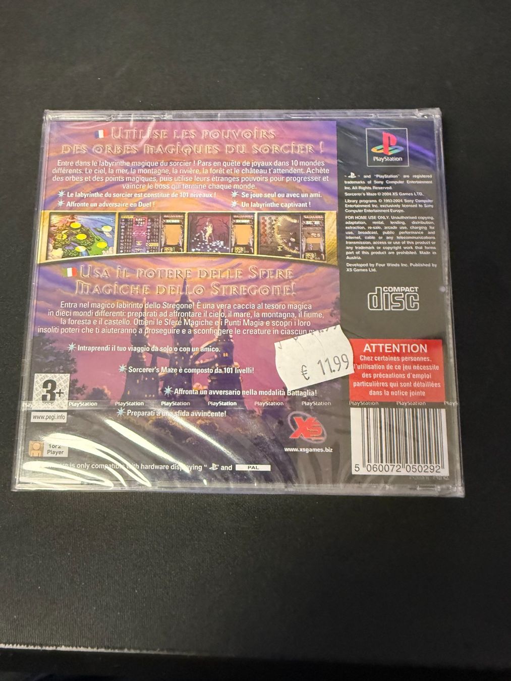 Sony Giochi: NEUF - Sorcerer's Maze - PS1 – Nuovo e nell'imballaggio originale da Pont-de-la-Morge venduto da Darfal 1