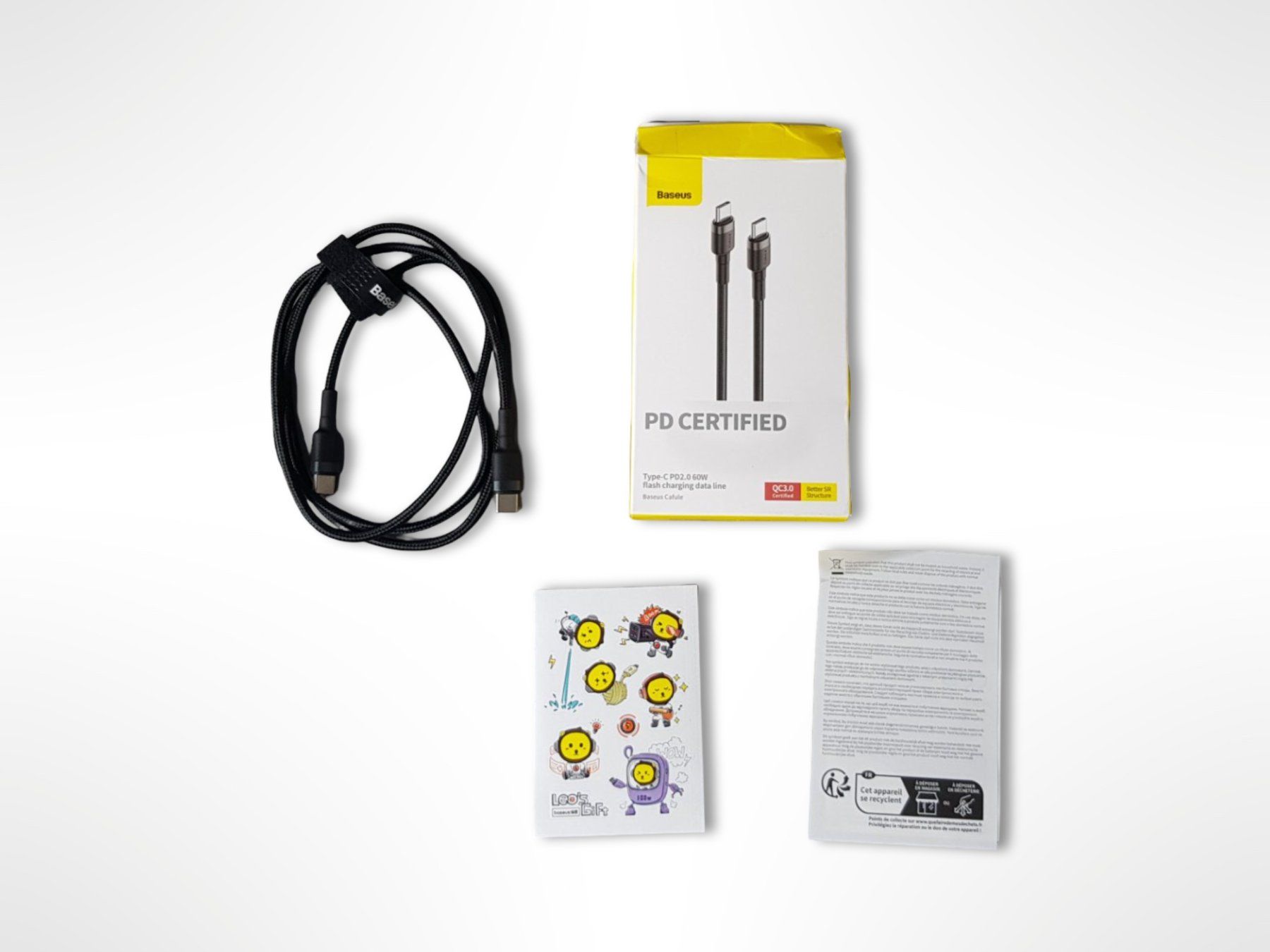 Baseus Câbles: BASEUS Ladekabel USB-C – Neuf (Voir description) à Suhr par Restwert_Suhr