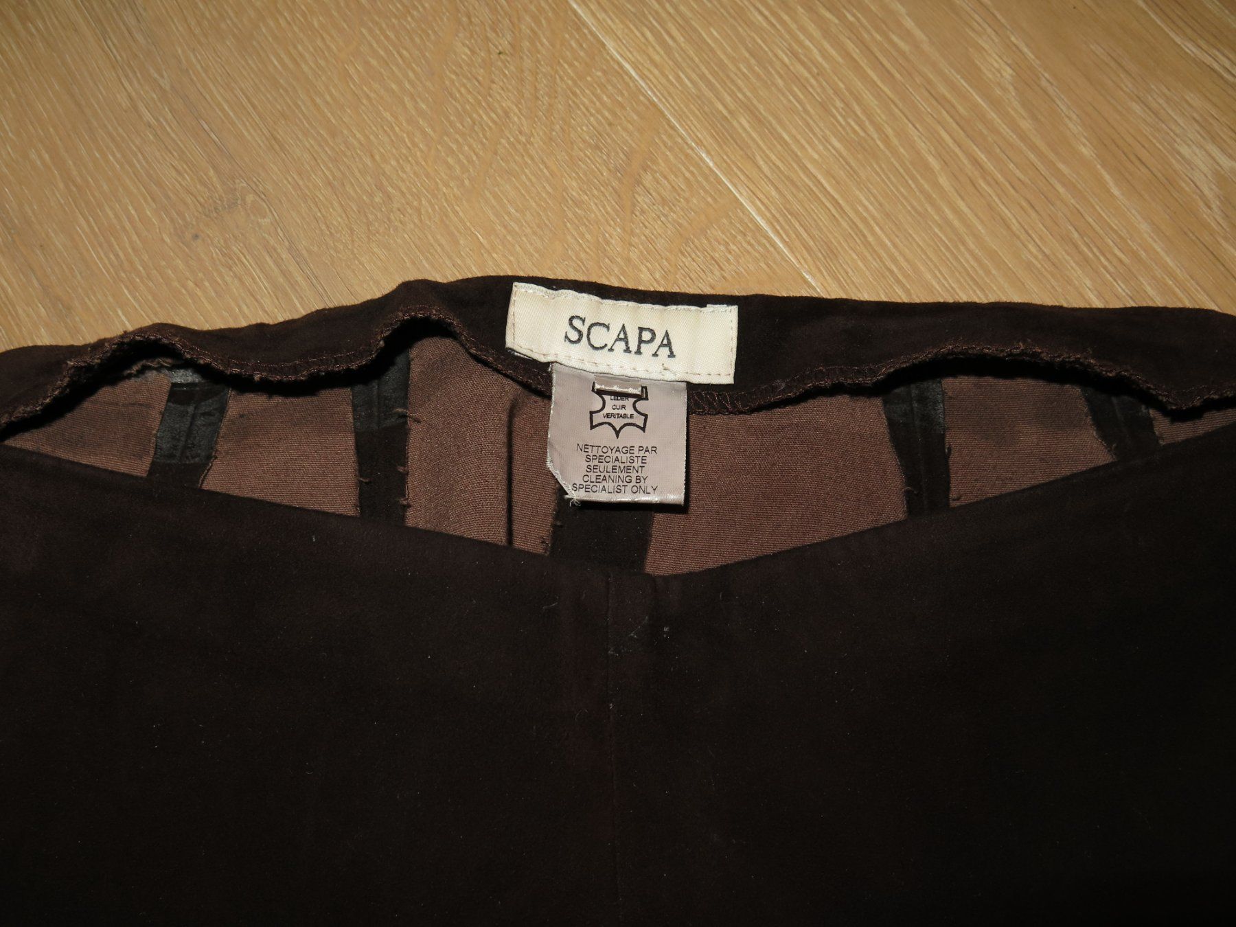 Pantalons: echte Wildlederhose dunkelbraun Gr.38 – D'occasion à Hausen am Albis par Soul2026 1