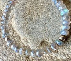 Nordlicht-Labradorit – Dekor & Verschluss Silber 925 -Unikat
