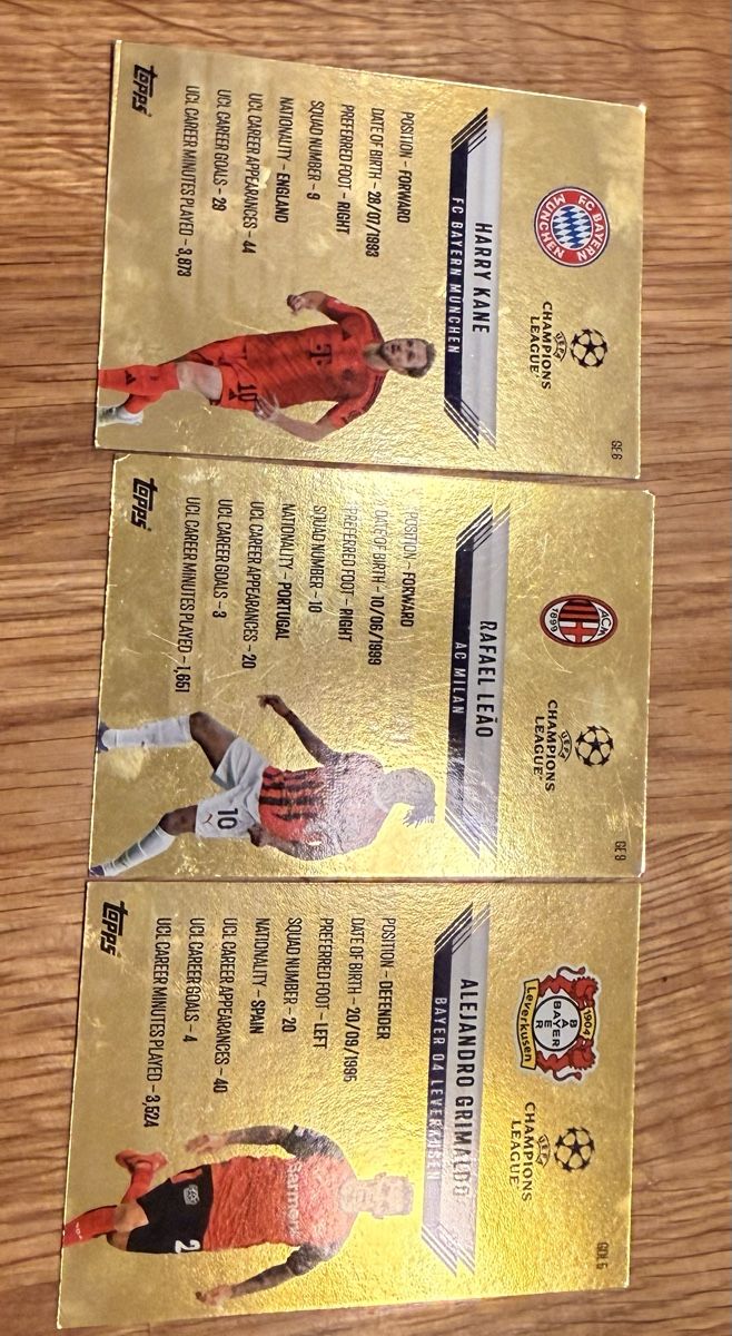 Topps Sammelbilder & Trading cards: 3 Match Attax gold edge edition – Neu (gemäss Beschreibung) aus Herrenschwanden von RogerFederer 1