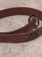 Ledergürtel hell braun Vintage Filrund Grösse S