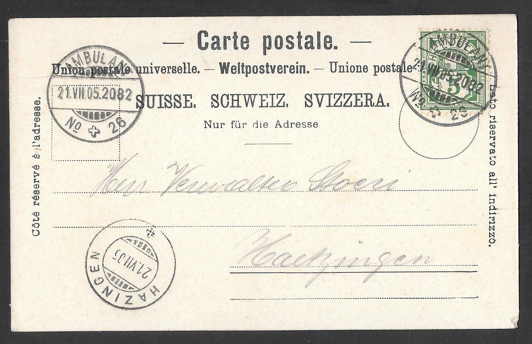 Cartoline postali: Sargans Bahnhof – Usato da Olten venduto da clotaldi 1