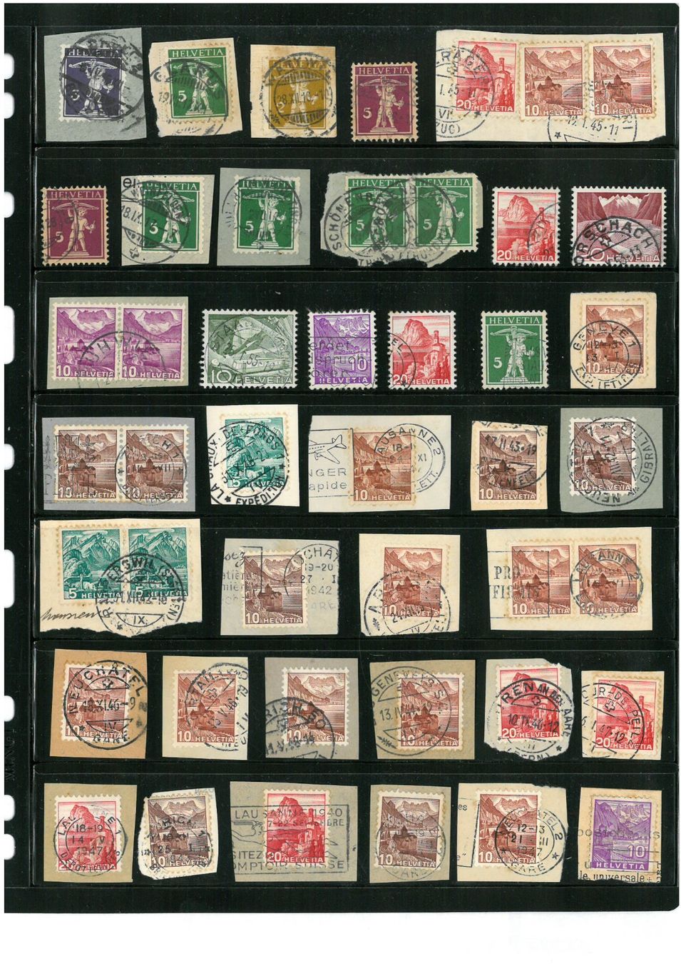 Tous les timbres: Briefmarken Schweiz – D'occasion à Oberuzwil par Nero9242 2