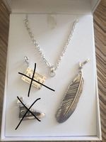 Thomas Sabo Kette & Feder Anhänger (Charm)